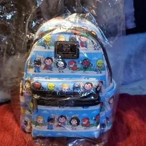 BNWT Loungefly Justice League Mini Backpack